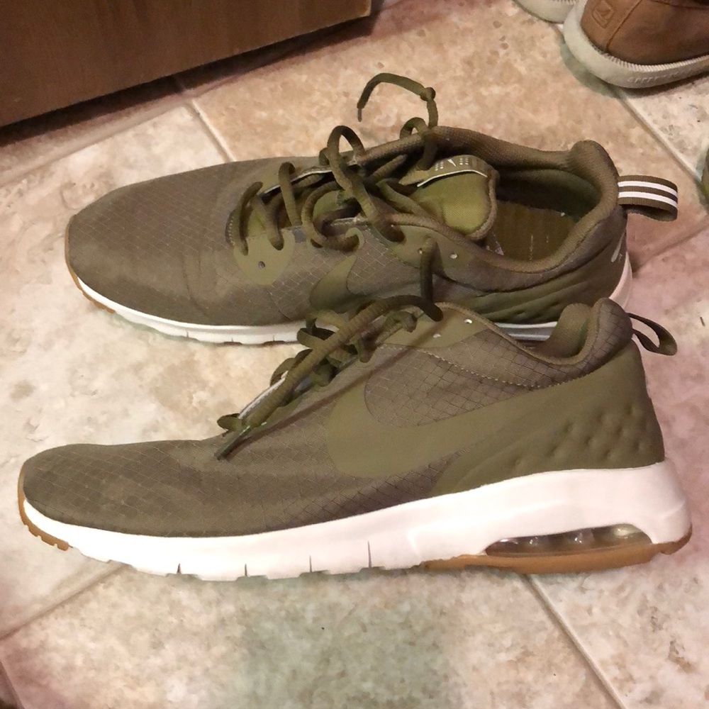 Olive green Nike airs